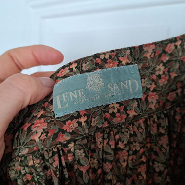 Midi Skirt, Floral Pattern, Vintage