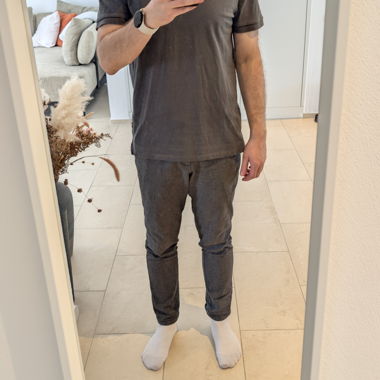 Polo BOSS PALLAS en gris moyen
