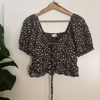 Haut court floral Hollister M