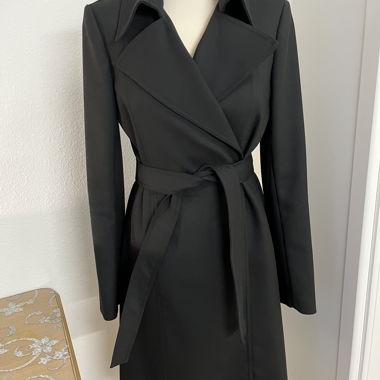 Patrizia Pepe schwarzer Mantel Gr. 42