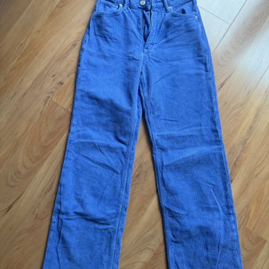 Pantalon pattes d'éléphants velours cotelé