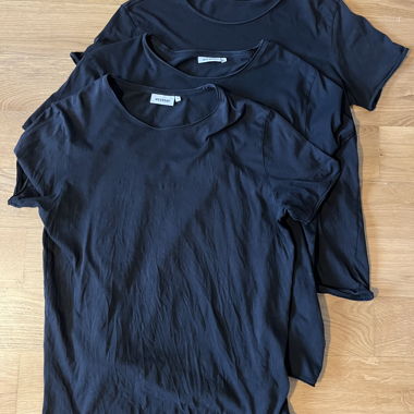 Set da 3 - T-shirt WEEKDAY, nere, taglia M