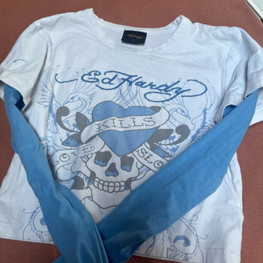 Haut à manches longues pour enfants Ed Hardy