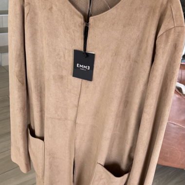 Manteau en daim brun Emme Marella