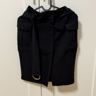 Black Vest with Strap