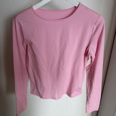 Pink Long-Sleeve Top