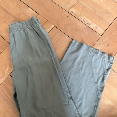Pantalone estivo verde oliva