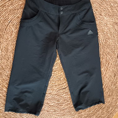 Pantaloni Capri neri Adidas