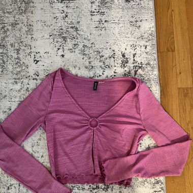 Pink cardigan