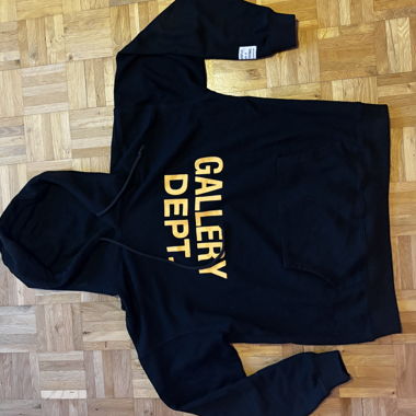 Felpa con cappuccio Gallery Dept. nera