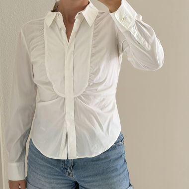 Weisse MaxMara Bluse