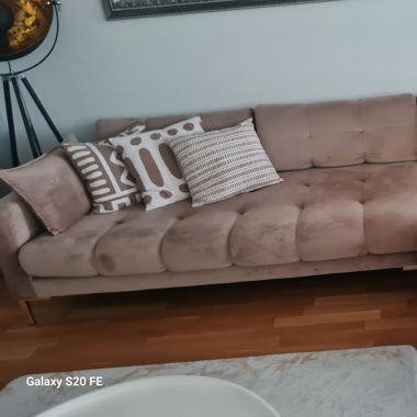 Canapé  angle beige