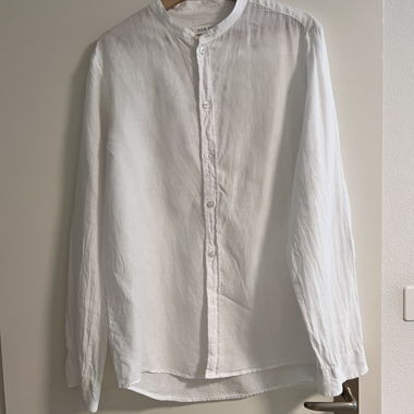 Chemise en lin blanche de Pier One