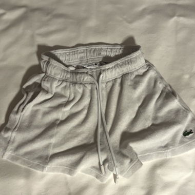 Short Lacoste blanc