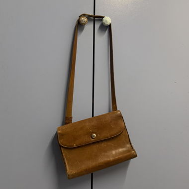 Sac bandoulière en cuir vintage