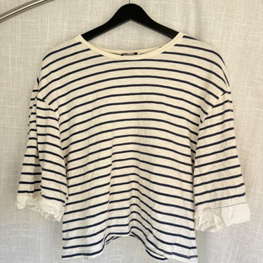Vintage gestreiftes Oversize T-Shirt