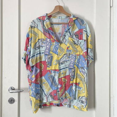 funky vintage button up shirt