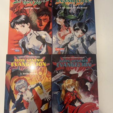 Manga Neon Genesis Evangelion (Volumi 1-4)