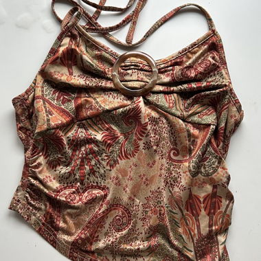 Sommer-Top mit Paisley-Muster