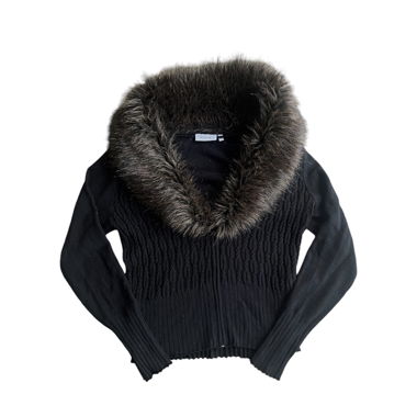 00s faux fur jacket