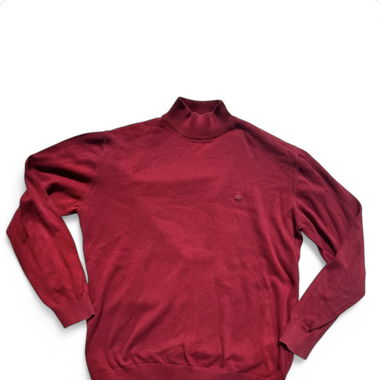 Vintage Lacoste Red Turtleneck Sweater 