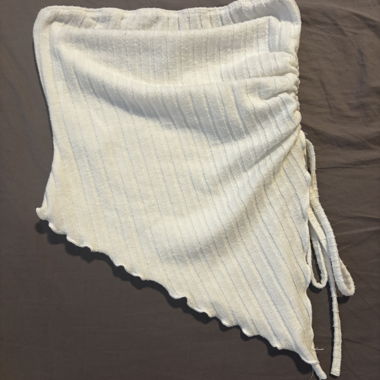 Haut en maille blanc