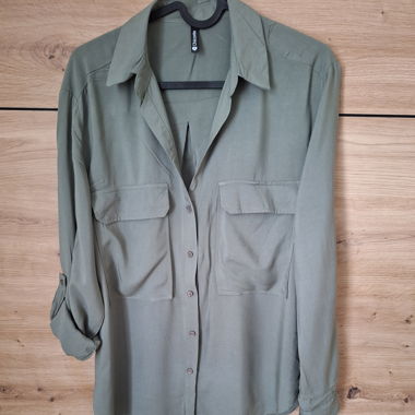 Bluse Oliv
