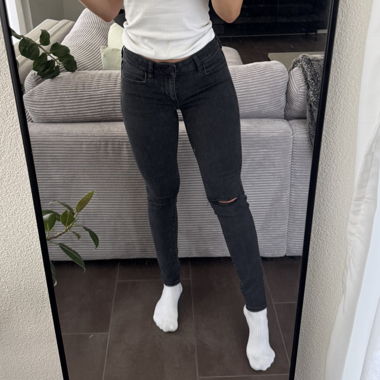Jeans taille mi-hauteur American Eagle