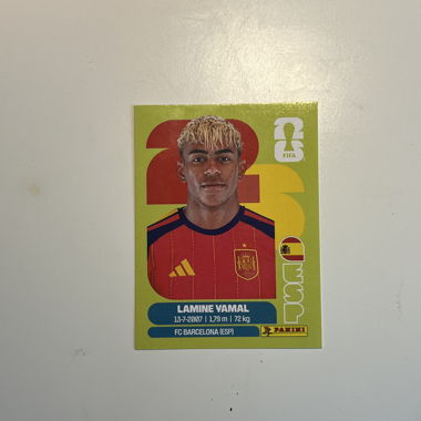 Lamine Yamal Panini Karte 1x