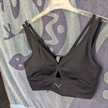 Reggiseno sportivo Puma nero