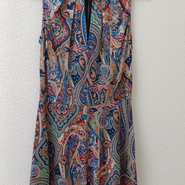 MORGAN Paisley Sleeveless Dress