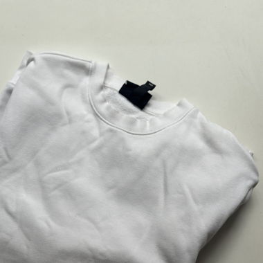 crewneck sweater white H&M