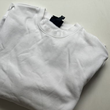 crewneck sweater white H&M