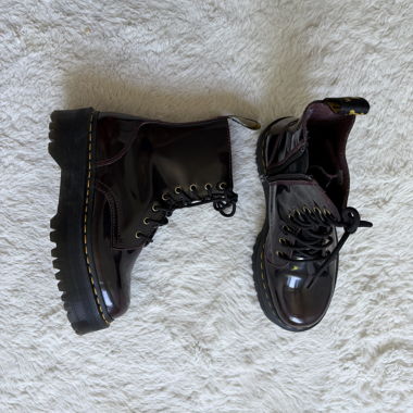 Stivaletti Dr. Martens in pelle verniciata