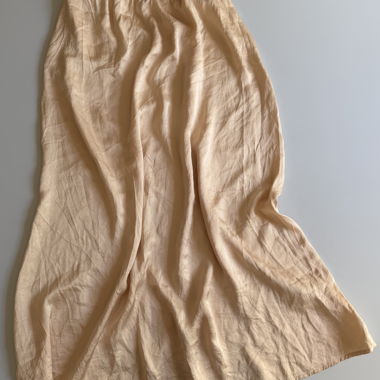 Gonna in raso American Vintage beige