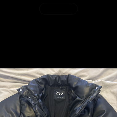 Veste courte en cuire 