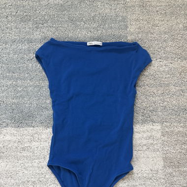 Zara blue Bodysuit