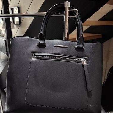 Sac cabas noir pour le travail