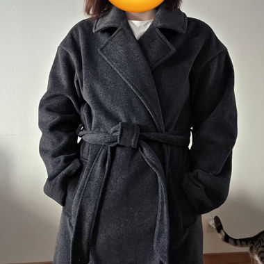 Cappotto grigio New Yorker