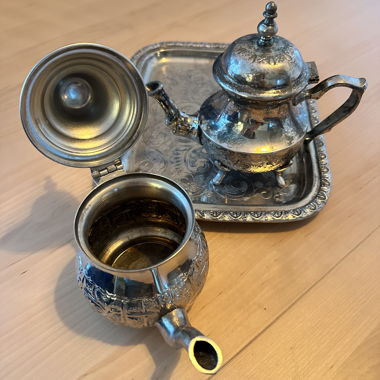 Service à thé en argent