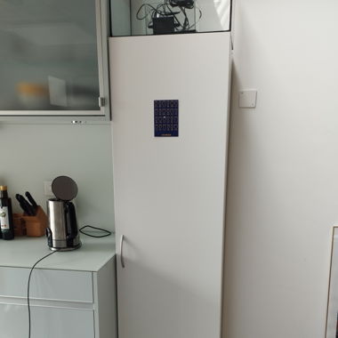 Weisser Putzschrank