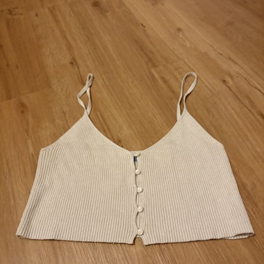 Cropped Top Gr. S, knitted