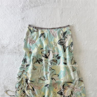 Gonna in Chiffon Blue Side Tide (S)