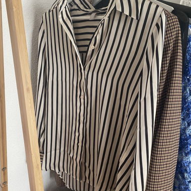 H&M Gestreifte Bluse EUR XS