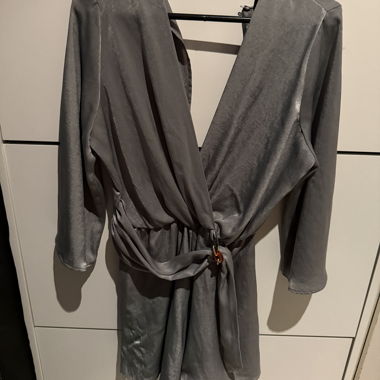 Abito a portafoglio ZARA verde chiaro