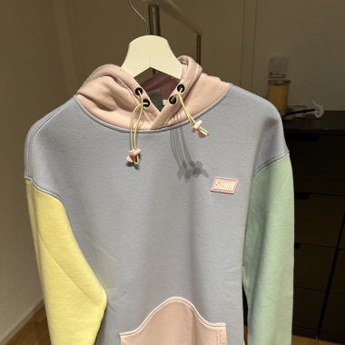 colorblock hoodie Pastel