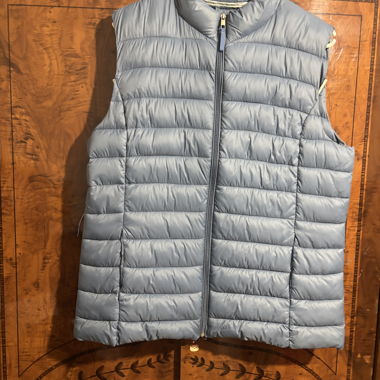 Blue Quilted Gilet