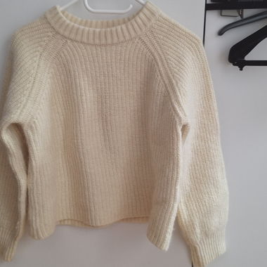 ONIYGO cremefarbener Strickpullover