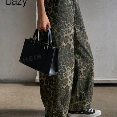 Denim Leopard
