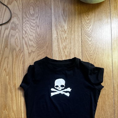 grunge baby tee